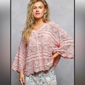 POL Pink Knit Sweater
Pol Oversize